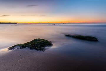 sunset at the beach