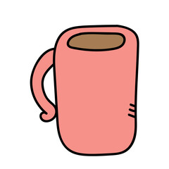 classic coffee cup doodle