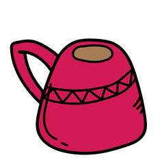 classic coffee cup doodle