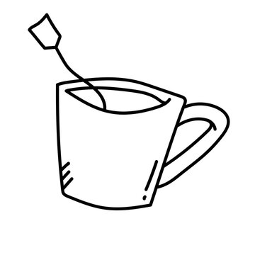 classic tea cup doodle