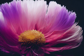 Fototapeta premium feather creamy abstract flower ,rose,chrysanthemum,canna,close up