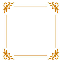 ornate victorian square frame