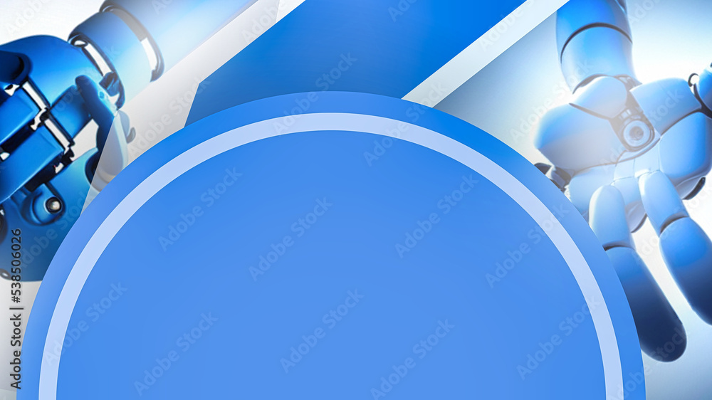 Poster technology background and concepts ai artificial intelligence robots in the development of tools in 