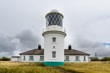 Fototapeta na wymiar view of the St Bees Ligthouse in northern England