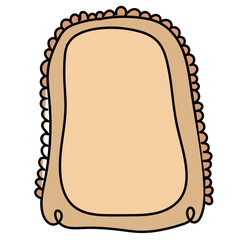 classic photo frame doodle