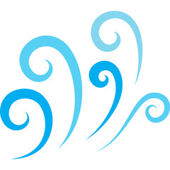 Obraz premium splashing sea wave glyph for decoration, website, web, presentation, printing, banner, logo, poster design, etc.