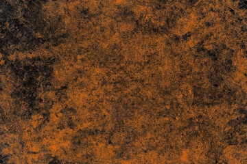 Orange textured old abandoned concrete wall