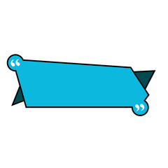 trendy line speech bubble message