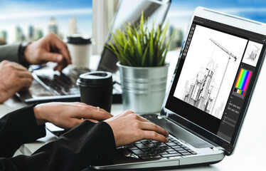Architectural design modish software application for architect business and professional designer