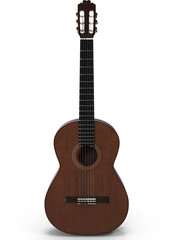 Obraz premium Classical Guitar on Alpha Channel
