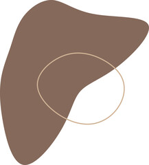 Aesthetic Brown Blob