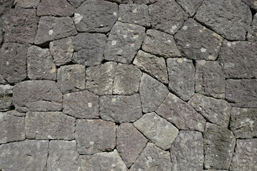 [Japan] Stone walls of Goryokaku Park (Hakodate city, Hokkaido)