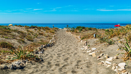 Bord de mer ensoleillé