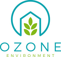 Glasshouse hothouse logo design agricultural modern farming houseplant gardening plant leaves icon symbol