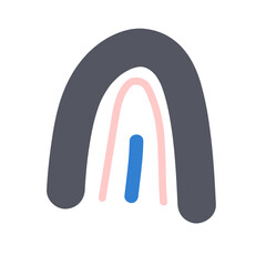 scandinavian childish rainbow