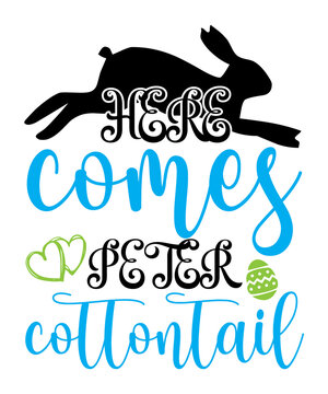 here comes peter cottontail  svg