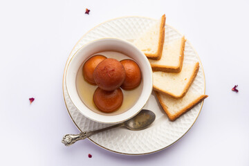 Bread Gulab Jamun is an instant and easy dessert recipe from India