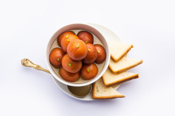 Bread Gulab Jamun is an instant and easy dessert recipe from India