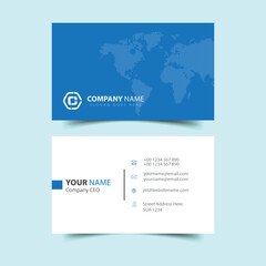 Professional business card design template