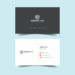 Professional business card design template