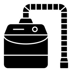 smoke evacuator solid icon