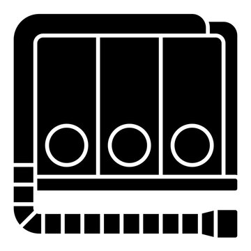 Spirometer Solid Icon