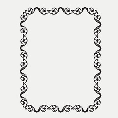 Frame, in the style of an ornament, Vector illustration eps 10, Art.