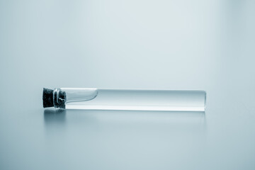 Small bottle with aromatic perfume with pheramones