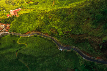 Sunrise in the Side Shore of Java