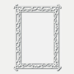 Frame, in the style of an ornament, Vector illustration eps 10, Art.