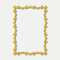 Frame, in the style of an ornament, Vector illustration eps 10, Art.