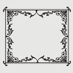 Frame, in the style of an ornament, Vector illustration eps 10, Art.