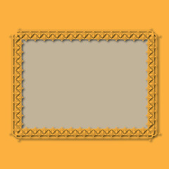 Frame, in the style of an ornament, Vector illustration eps 10, Art.