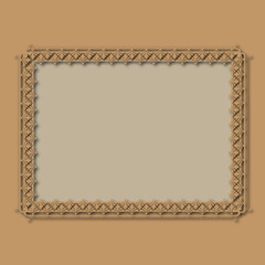 Frame, in the style of an ornament, Vector illustration eps 10, Art.