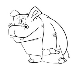 Funny Hippo