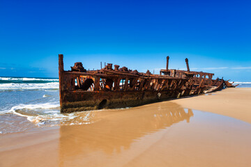 Maheno ship wreck on Fraser Island