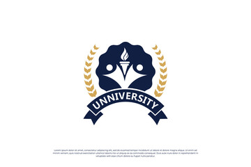 Smart education logo design. School logo template.