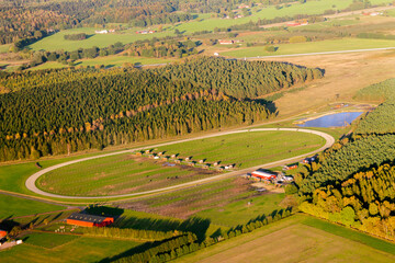 Aerial view of Scania County province