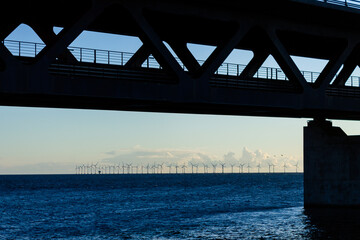 Offshore Wind Turbines Near Copenhagen