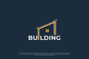 minimalist building architecture logo design inspiration.