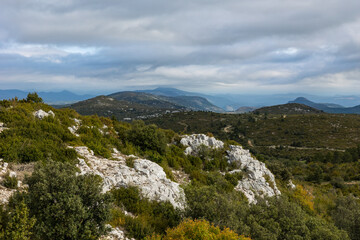 Paysage depuis le sommet du Mont Saint-Baudille