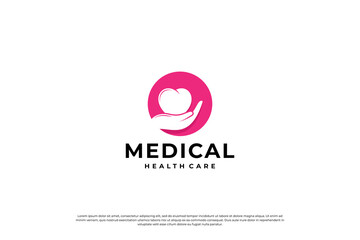 people healthcare logo design template.