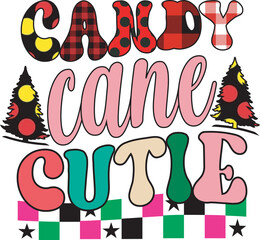 Retro Christmas sublimation Design