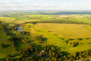 Aerial view of Scania County province