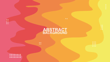 abstract fluids wavy purple orange and yellow color background vector illustration EPS10