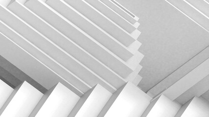 Obraz premium Abstract Background. Futuristic Creative and Business concept for Innovation and internet connection on white. copy space, Protection, Development, banner, website -3d Rendering