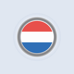 Illustration of Luxembourg flag Template