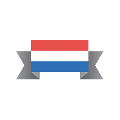 Illustration of Luxembourg flag Template
