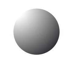 Ball with black and white gradient