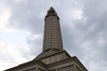 L'église Saint Joseph, construite en 1951, ville du Havre, département de Seine Maritime, France